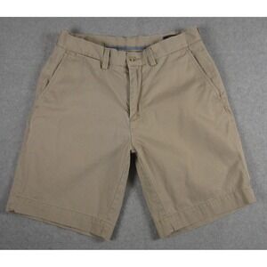 Polo Ralph Lauren Shorts Mens 30 Beige Classic Fit Chino Flat Front 9" Inseam